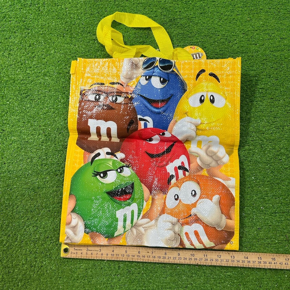 M&M World Reusable Bag for Groceries Halloween Gift Nylon Tote Shopping T7